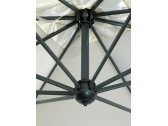 Зонт профессиональный двухкупольный Scolaro Alu Double Dark алюминий, акрил антрацит, слоновая кость Фото 7