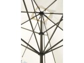 Зонт профессиональный телескопический Scolaro Capri Dark алюминий, акрил антрацит, слоновая кость Фото 8