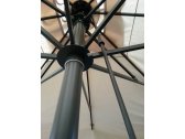 Зонт профессиональный телескопический Scolaro Capri Dark алюминий, акрил антрацит, слоновая кость Фото 6