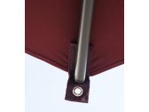 Зонт профессиональный Scolaro Napoli Standard алюминий, акрил антрацит, бордовый Фото 6
