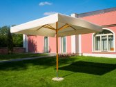 Зонт профессиональный Scolaro Palladio Standard дерево ироко, акрил натуральный, слоновая кость Фото 16