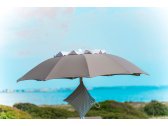 Зонт профессиональный CiCCAR Flyer алюминий, морской акрил Фото 2