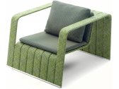 Кресло плетеное с подушкой Paola Lenti Frame алюминий, нержавеющая сталь, тесьма, полиэстер Фото 1