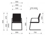 Кресло мягкое Profim Acos Pro 30VN металл, ткань, пенополиуретан Фото 3
