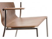 Кресло деревянное Profim Sensi K1H 2P металл, фанера Фото 6