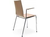Кресло деревянное Profim Sensi K1H 2P металл, фанера Фото 3