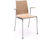 Кресло деревянное Profim Sensi K1H 2P металл, фанера Фото 2