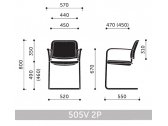 Кресло мягкое Profim Zoo 505V 2P металл, пластик, сетка, ткань, пенополиуретан Фото 3