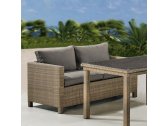 Комплект плетеной мебели Afina T256B/S59B-W65 сталь, искусственный ротан светло-коричневый Фото 2