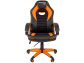 Кресло компьютерное Chairman Game 16 металл, пластик, экокожа, пенополиуретан черный/оранжевый Фото 2