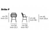 Кресло деревянное MIDJ Strike P L сталь, ясень Фото 2