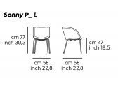 Кресло деревянное с обивкой MIDJ Sonny P L TS_R ясень, ткань Фото 2