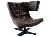 Кресло вращающееся мягкое Arketipo Roxy металл, ткань Фото 1