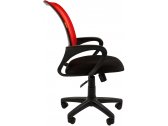 Кресло компьютерное Chairman 969 металл, пластик, ткань, сетка, пенополиуретан черный, красный Фото 4