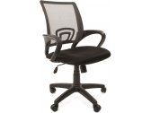 Кресло компьютерное Chairman 696 Black металл, пластик, ткань, сетка, пенополиуретан черный, серый Фото 1