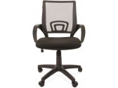 Кресло компьютерное Chairman 696 Black металл, пластик, ткань, сетка, пенополиуретан черный, серый Фото 2
