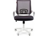 Кресло компьютерное Chairman 696 White металл, пластик, ткань, сетка, пенополиуретан белый, серый Фото 2