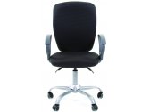 Кресло компьютерное Chairman 9801 металл, пластик, ткань, пенополиуретан серебристый, серый Фото 2