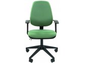 Кресло компьютерное Chairman 661 металл, пластик, ткань, пенополиуретан черный, зеленый Фото 2