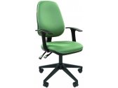 Кресло компьютерное Chairman 661 металл, пластик, ткань, пенополиуретан черный, зеленый Фото 1