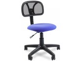 Кресло компьютерное Chairman 250 металл, пластик, ткань, сетка, пенополиуретан черный, синий Фото 1