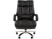 Кресло компьютерное Chairman 405 металл, кожа, пенополиуретан черный Фото 4