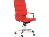 Кресло компьютерное Chairman 750 металл, экокожа, пенополиуретан красный Фото 1