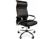 Кресло компьютерное Chairman 700 Эко металл, экокожа, пенополиуретан черный Фото 1