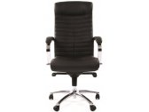 Кресло компьютерное Chairman 480 металл, кожа, пенополиуретан черный Фото 2