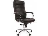 Кресло компьютерное Chairman 480 металл, кожа, пенополиуретан черный Фото 1