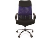 Кресло компьютерное Chairman 610 металл, пластик, ткань, сетка, экокожа, пенополиуретан черный/синий Фото 2