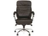 Кресло компьютерное Chairman 795 металл, кожа, пенополиуретан черный Фото 2