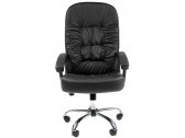 Кресло компьютерное Chairman 418 металл, пластик, кожа, пенополиуретан черный Фото 2