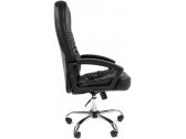 Кресло компьютерное Chairman 418 металл, пластик, кожа, пенополиуретан черный Фото 4