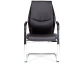 Кресло офисное для посетителей Chairman Vista V металл, экокожа, пенополиуретан черный Фото 2