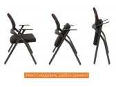Кресло офисное для посетителей Chairman NEXX пластик, ткань, сетка, пенополиуретан черный, оранжевый Фото 5