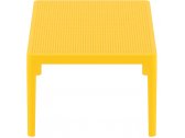 Столик пластиковый журнальный Siesta Contract Sky Lounge Table сталь, пластик желтый Фото 5