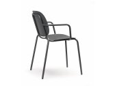Кресло металлическое Scab Design Si-Si сталь антрацит Фото 6