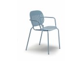 Кресло металлическое Scab Design Si-Si Barcode сталь голубой Фото 6