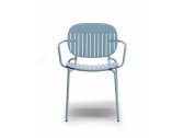 Кресло металлическое Scab Design Si-Si Barcode сталь голубой Фото 4