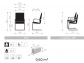 Кресло мягкое Profim Acos 10V металл, ткань, пенополиуретан Фото 3