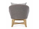 Кресло плетеное с подушками Garden Relax Coachella тик, олефин натуральный, серый Фото 8