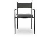 Кресло металлическое с подушкой Garden Relax Kendall алюминий, олефин антрацит Фото 2