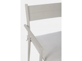 Кресло металлическое с подушкой Garden Relax Kendall алюминий, олефин светло-серый Фото 6