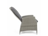 Кресло плетеное с подушками Garden Relax Darrel алюминий, искусственный ротанг, олефин серый Фото 3