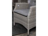 Кресло плетеное с подушками Garden Relax Darrel алюминий, искусственный ротанг, олефин серый Фото 8