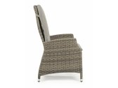 Кресло плетеное с подушками Garden Relax Darrel алюминий, искусственный ротанг, олефин кофе, бежевый Фото 3