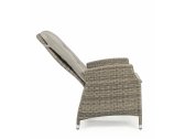 Кресло плетеное с подушками Garden Relax Darrel алюминий, искусственный ротанг, олефин кофе, бежевый Фото 4