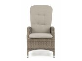 Кресло плетеное с подушками Garden Relax Darrel алюминий, искусственный ротанг, олефин кофе, бежевый Фото 2