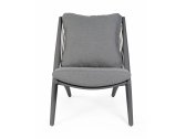 Кресло плетеное с подушками Garden Relax Aloha алюминий, полиэстер антрацит, серый Фото 3
